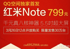 799元性能怪兽 红米Note遭遇疯狂预约