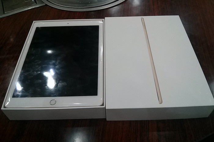 iPad Air 2/iPad 6香槟金石狮手机网开箱上手实拍图赏