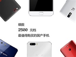 总有一款适合你，细数 2500 元内最值得买的国产手机