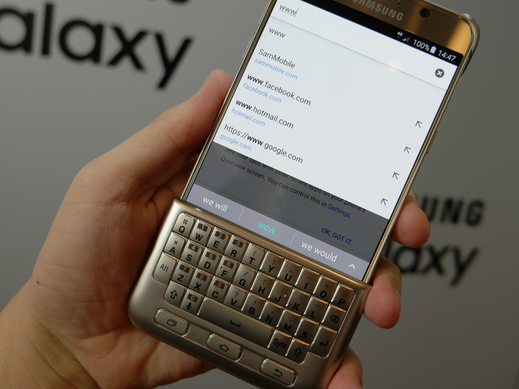 一秒变“黑莓”！三星Galaxy S7配件曝光