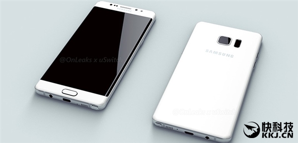 【惊爆】三星Galaxy Note 7渲染图曝光：Type-C＋虹膜识别
