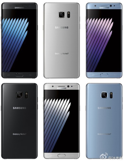 三星机皇Note 7渲染图曝光：这个额头美美哒