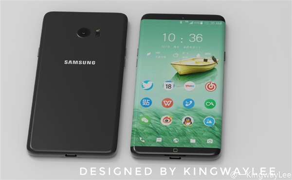 爆帅！网友晒Galaxy S8渲染图 三星点赞
