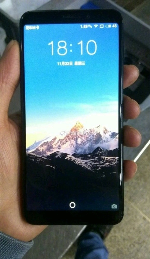 魅族首款全面屏！魅蓝6S曝光：屏内还有小圆点