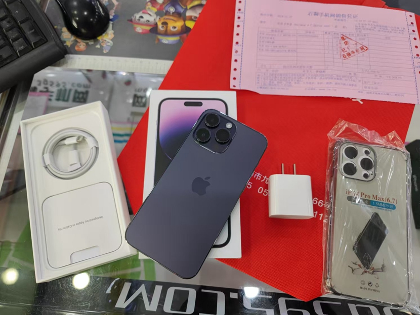 二手国行5G苹果iPhone14ProMax  6.7英寸256G紫色 出一台，感谢老顾客支持！  价格优势，精品好机，